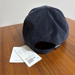 キャップ　コーデュロイ　ネイビーの画像