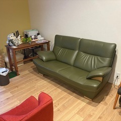 カリモクソファ、2.5人掛の画像