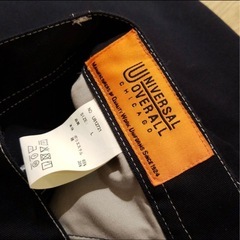 美品【UNIVERSAL OVERALL】ユニバーサルオーバーオール スカート　黒の画像