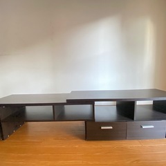 【12/6引き取り希望、12/7は応相談】伸縮式テレビ台の画像