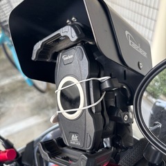 カエディアバイク用スマホホルダー セット KDR-V1-M 黒/KDR-M28の画像