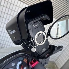 カエディアバイク用スマホホルダー セット KDR-V1-M 黒/KDR-M28の画像