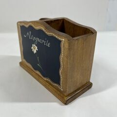 木製 Raggedy Ann&Andy ラガディ アン&アンディ ペン立て ペンケース レトロ 幅15cm×奥行7cm×高さ11cmの画像