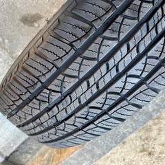 プラド150後期純正265/65R17 タイヤ・ホイール4本セットの画像