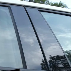 RAV4 ピアノブラック 貼るだけ簡単施工 ピラーカバー カローラクロス トヨタの画像