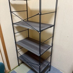 オープンシェルフ モダンデザインの画像