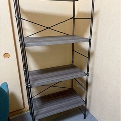 オープンシェルフ モダンデザインの画像