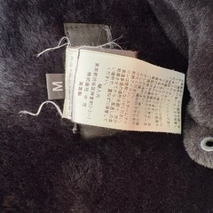 UNKNOWN 英国製 リアルムートン フーデッドコートの画像