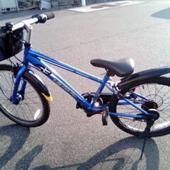 22インチ　青　男の子自転車　変速　LEDオートライト　DRIDE S3の画像