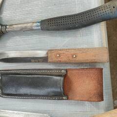 斧、ナタ，小刃物、ハンマー等4個の画像