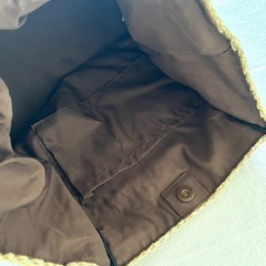 ストロー　編み　バッグ　エコバッグ　トートの画像