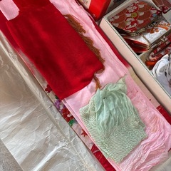 お正月やひな祭りに最適！7才前後の女の子着物一式セットの画像