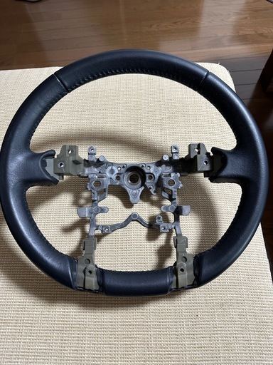 プリウス　30 PHEV 純正革ハンドル