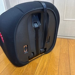 ミニーマウス ジュニアシート 黒/赤 ドット柄の画像