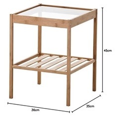 美品IKEAベッドサイドテーブルの画像