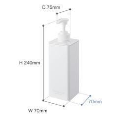 【新品未使用】山崎実業 tower たっぷり洗剤が出るディスペンサー タワー　ソープボトル 　の画像