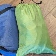 エアソファ2個セット（グリーン、ブルー）の画像