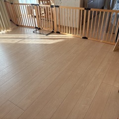 木製パーテーション　ベビーゲート　FLEX400-W　　　の画像