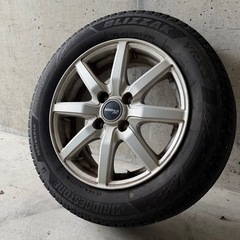 14インチ バリ溝スタッドレスタイヤホイールセット！の画像