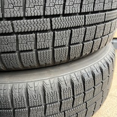お取り引き中、スタッドレスタイヤ、ホイールセット155-65-14 4本セットの画像