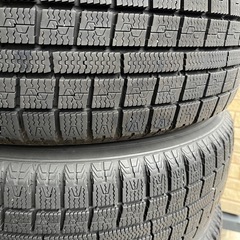 お取り引き中、スタッドレスタイヤ、ホイールセット155-65-14 4本セットの画像