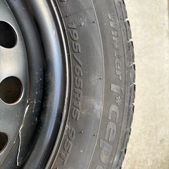 スタッドレスタイヤ&ホイール　4本の画像