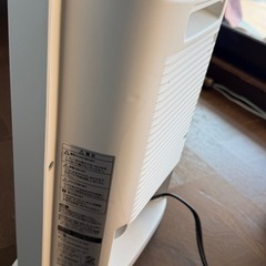 山善 セラミックファンヒーター DF-J121 ホワイトの画像