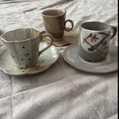 コーヒーカップ　湯呑み　急須の画像