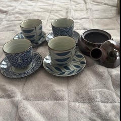 コーヒーカップ　湯呑み　急須の画像