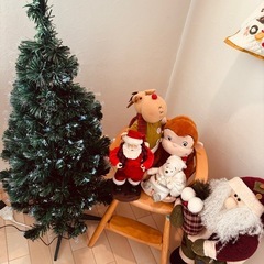 決まりました。ぬいぐるみ　クリスマス用品の画像