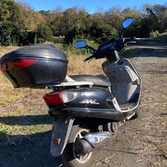 125cc スクーター　スズキAN125 走って動きますがジャンク
の画像