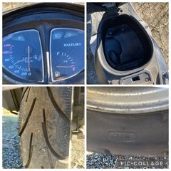 125cc スクーター　スズキAN125 走って動きますがジャンク
の画像