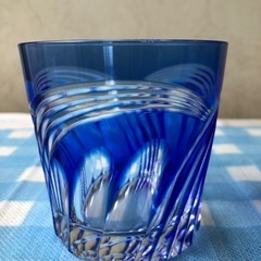 切り子のコップ　2個セットの画像