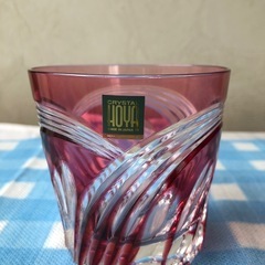 切り子のコップ　2個セットの画像