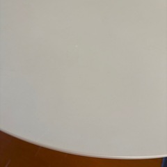 テーブル　ラウンドテーブル　ホワイトの画像