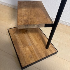 天然木　360度回転シェルフ　の画像