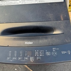 値引きしました。ハイアール　5.5 2024年式洗濯機の画像