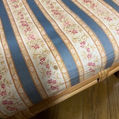 ラタン製 ローチェア　籐製
の画像