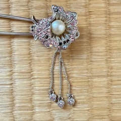 卒業式成人式振袖用髪飾りかんざしの画像