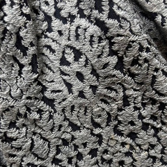 エフデ　efde グレー レース フレアスカート 膝丈　日本製　の画像