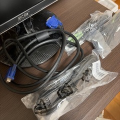 acer   スピーカー付モニタ　24インチ　2枚セットの画像