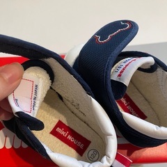 ミキハウス  ファーストシューズ　ネイビー　12センチの画像