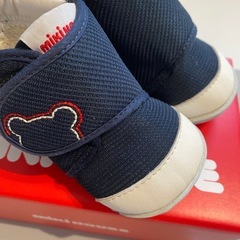 ミキハウス  ファーストシューズ　ネイビー　12センチの画像