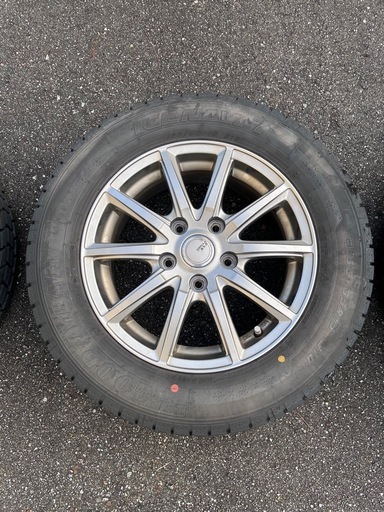 【良品】2019年製スタッドレス 195/65R15 グッドイヤー ICE NAVI 7 アルミホイール4本セット【バリ溝】