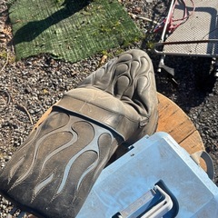 ハーレーのシートの画像