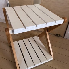 折りたたみ棚　チェストの画像