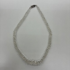 silver K18GPネックレスの画像