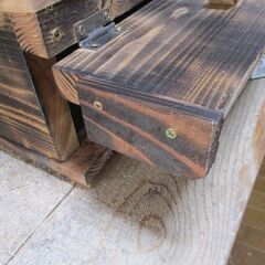 初心者用・大巣箱/3段式（ハチミツ沢山溜まります）置くだけの巣箱・後ろ開き戸付き・蜜無料塗り在りの画像