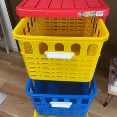 3段収納引き出しの画像