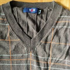 RANDOMHOUSEニット&VANベスト　ウール100%暖かいです👍　Men'sの画像